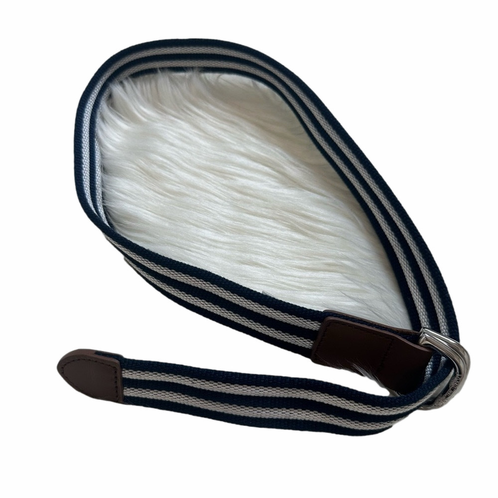 Janie and Jack Navy Blue White Stripe Adjustable Belt Size 6-8
